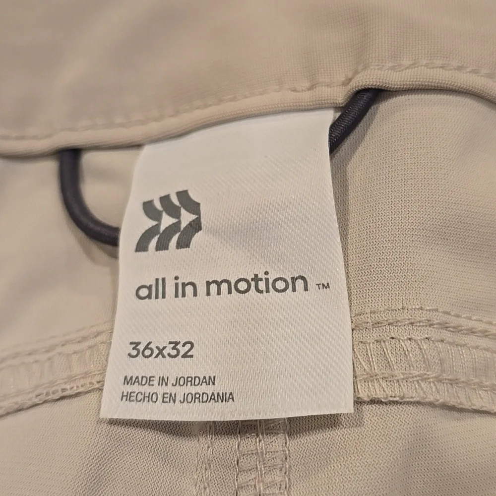 ❤️5/$25 New All in Motion Light Cream Chinos
